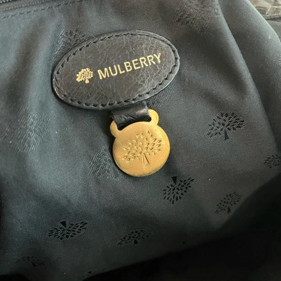 MULBERRY BLACK LEATHER ALEXA - Picture 9 of 16